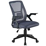 VECELO Mid-Back Swivel Ergonomic Office Chair w/ Adjustable Arms $38.27 + Free Shipping