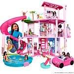 75-Piece Barbie DreamHouse, Doll House Playset w/ Toy Furniture, Pet Elevator &amp; 3-Story Pool Slide $99.99 + Free Shipping