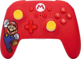 PowerA Wireless Controller for Nintendo Switch: Mario Joy (Red) $32.99 & More + Free Shipping