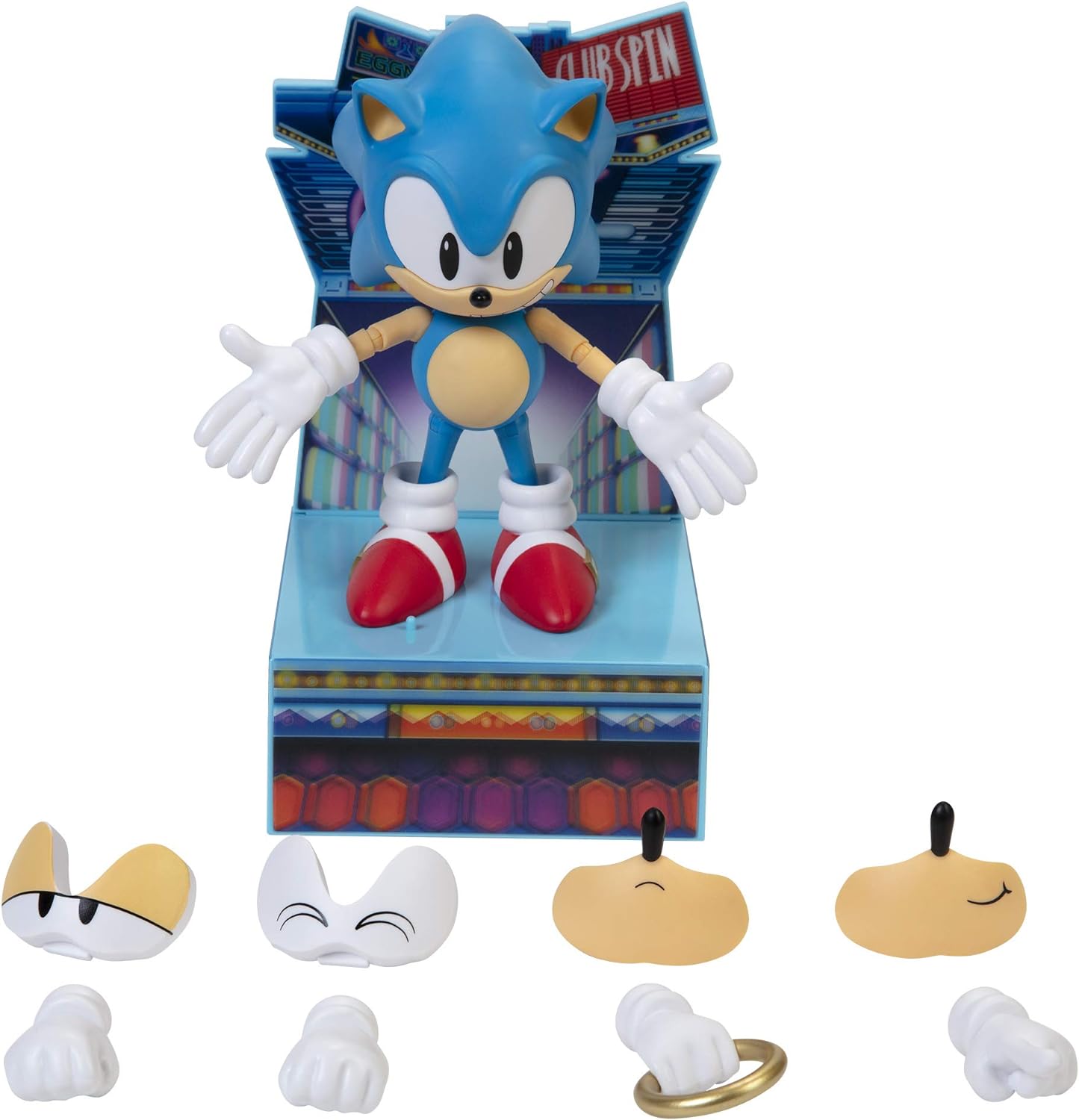 6" Sonic The Hedgehog Ultimate Sonic Collectible Action Figure w/ 12 Swappable Parts & Base $17.11  + Free S&H w/ Walmart+ or $35+