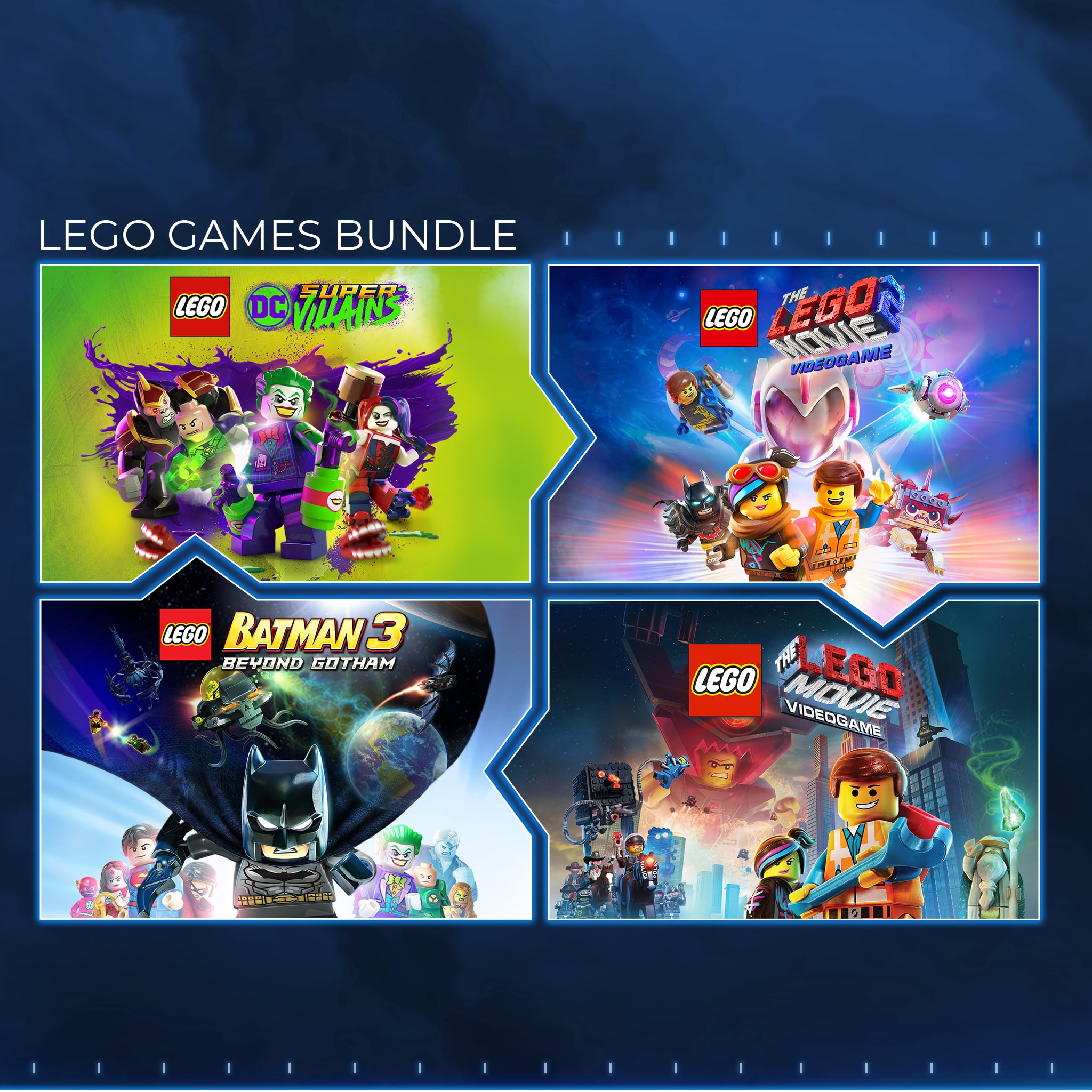 Xbox Digital Games: 4-Game The Lego Games Bundle $10, Lego Jurassic World, The Lego Ninjago Movie Video Game Each $5 & More (Xbox One,Series X|S)