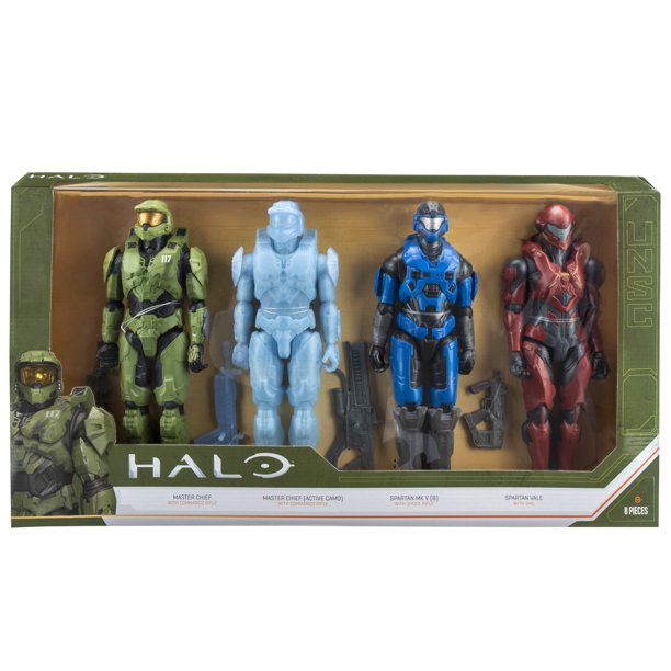 4-Pack Halo 12" Master Chief Spartan Action Figures Value Box $15.24 + Free Shipping w/ Walmart+ or Orders $35+