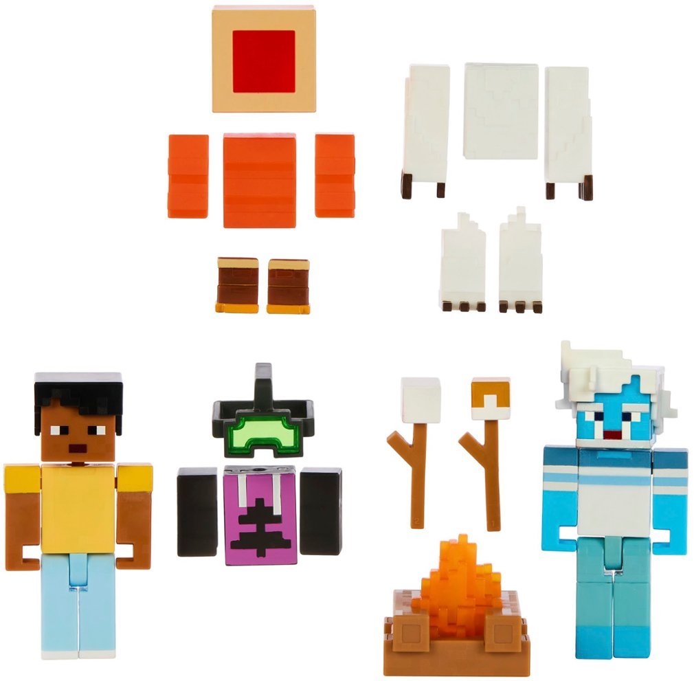 2-Pack 3.25'' Minecraft Creator Series: Mount Enderwood Yeti Scare Story Pack Figures w/ Accessories  $12 + Free Shipping
