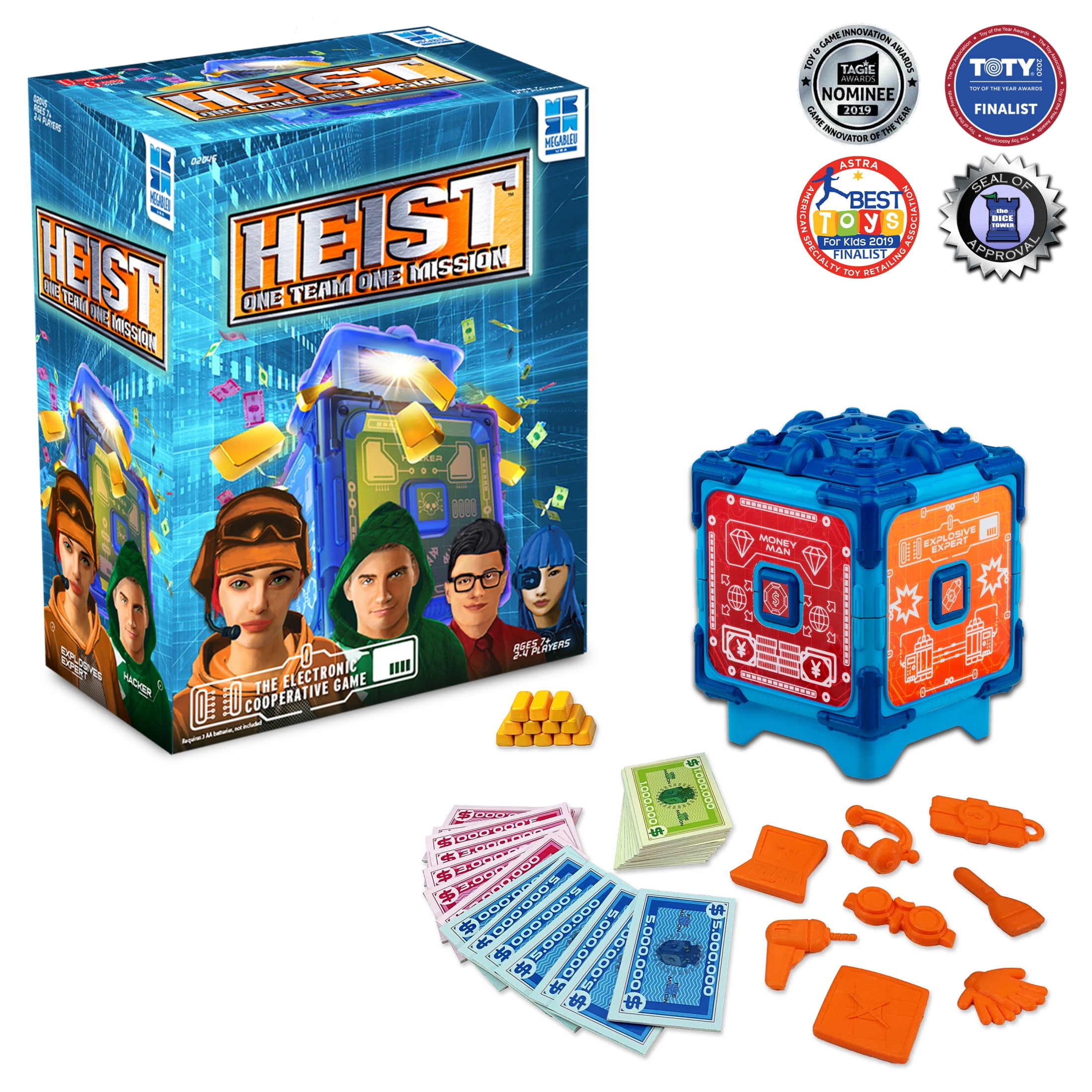 Megableu USA: Heist One Team One Mission Electronic Game $5.04  + Free S&H w/ Walmart+ or $35+