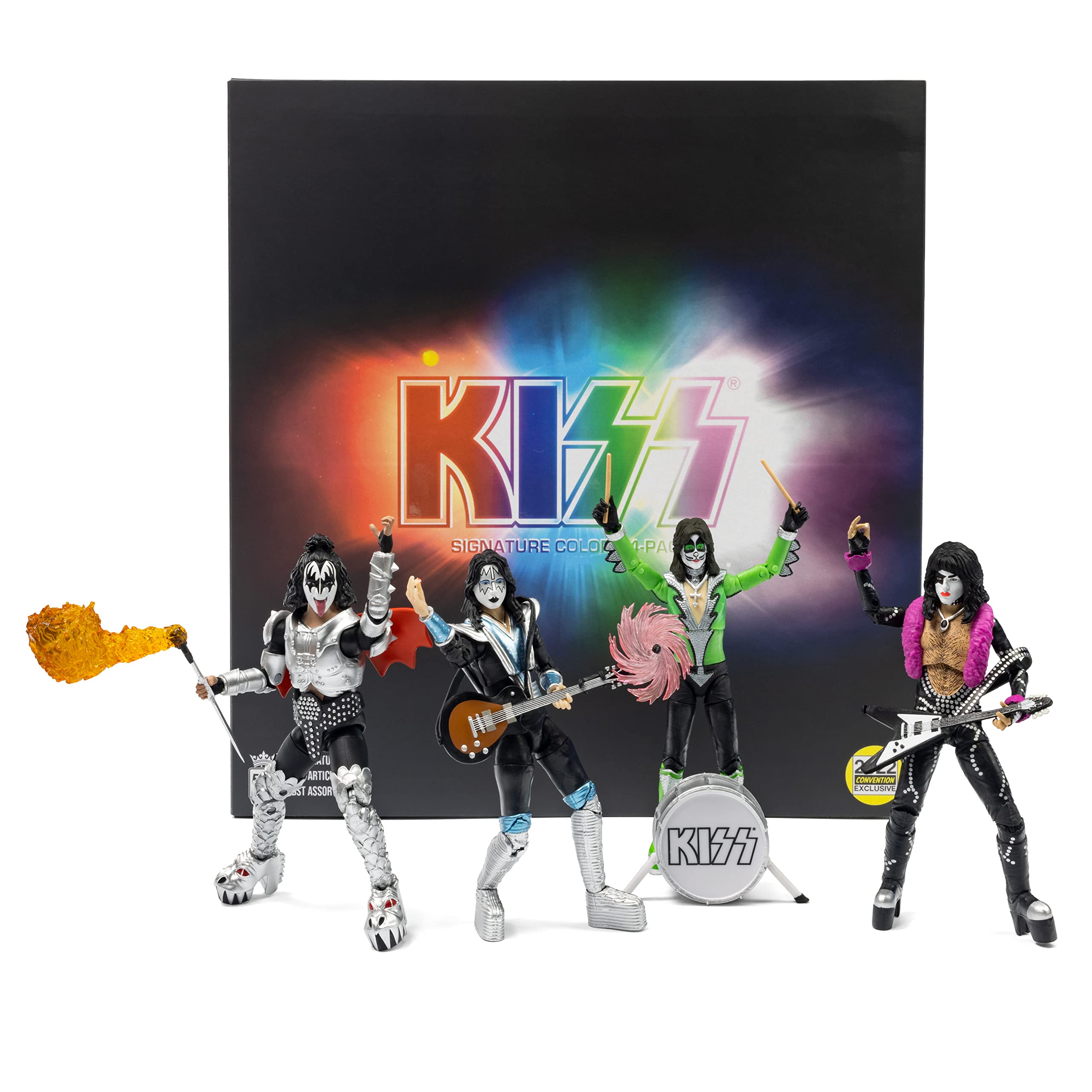 4-Pack 5'' The Loyal Subjects: KISS Band Action Figures w/ Instruments & Accessories (Signature Colors) $46.95 + Free Shipping