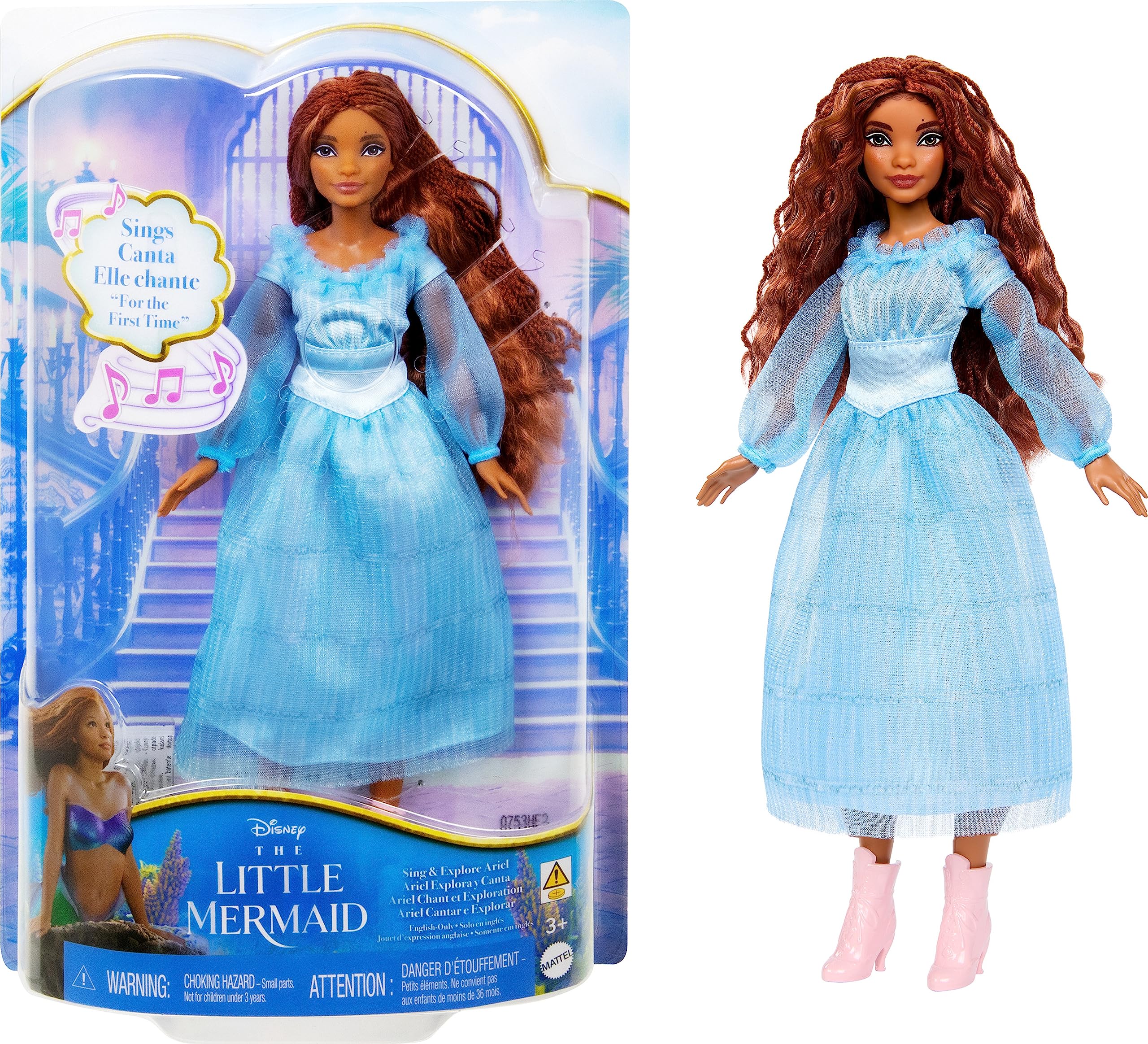 Mattel The Little Mermaid Sing & Discover Ariel Doll $8 + Free Shipping w/ Prime or on $35+