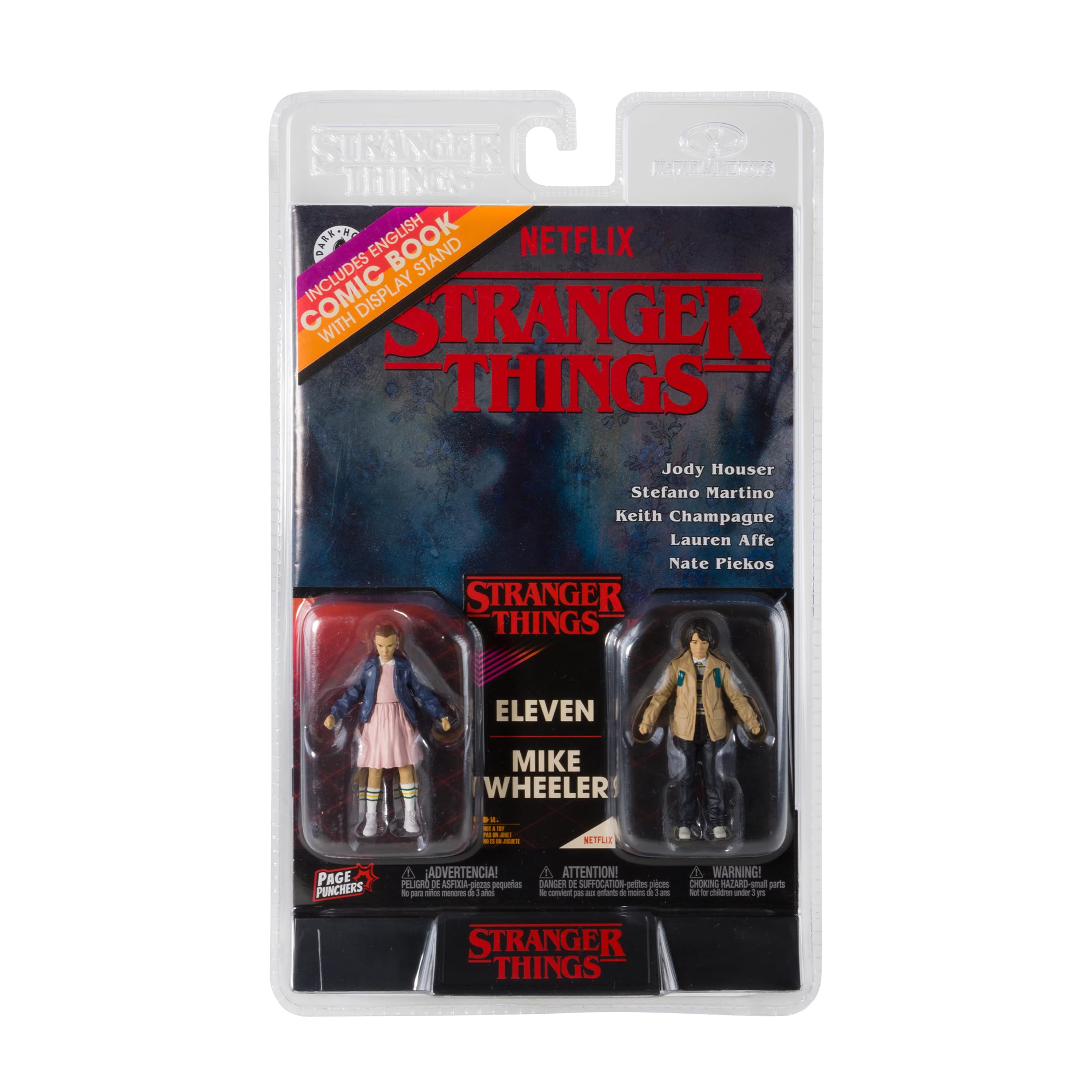 2-Piece McFarlane Toys Stranger Things Page Punchers: 3'' Eleven & Mike Wheeler Action Figures w/ Comic Book $5.29 + Free Shipping w/ Prime or on $35+