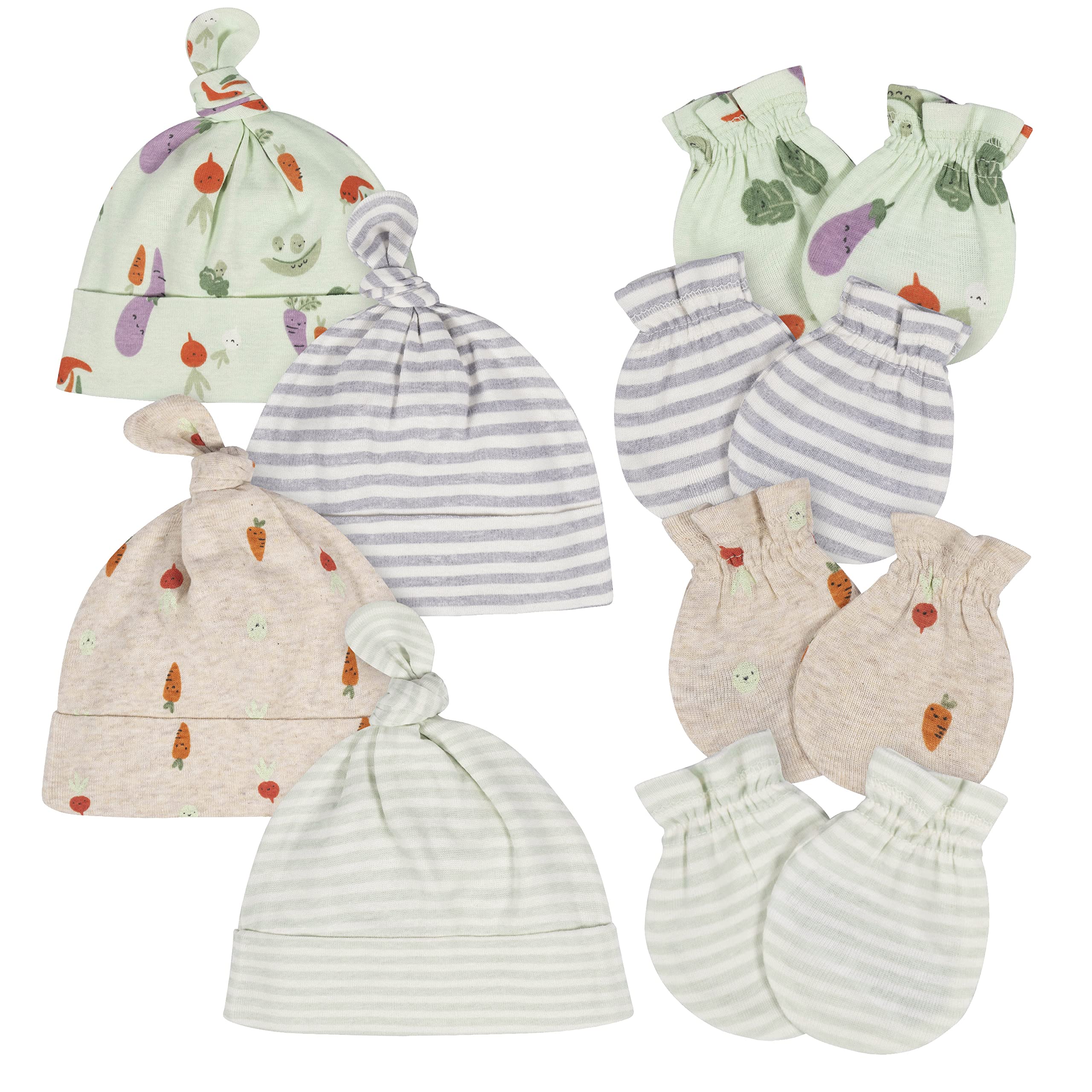 8-Piece Gerber Unisex Baby Cap and Mitten Sets (New Born & 0-3 Months) $9.28 + Free Shipping w/ Prime or on $35+