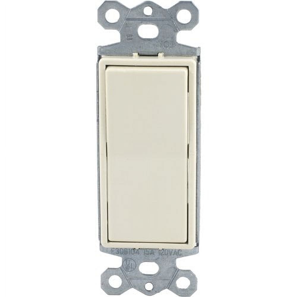 GE 15-Amp Single Pole Designer Switch (Light Almond) $1  + Free S&H w/ Walmart+ or $35+