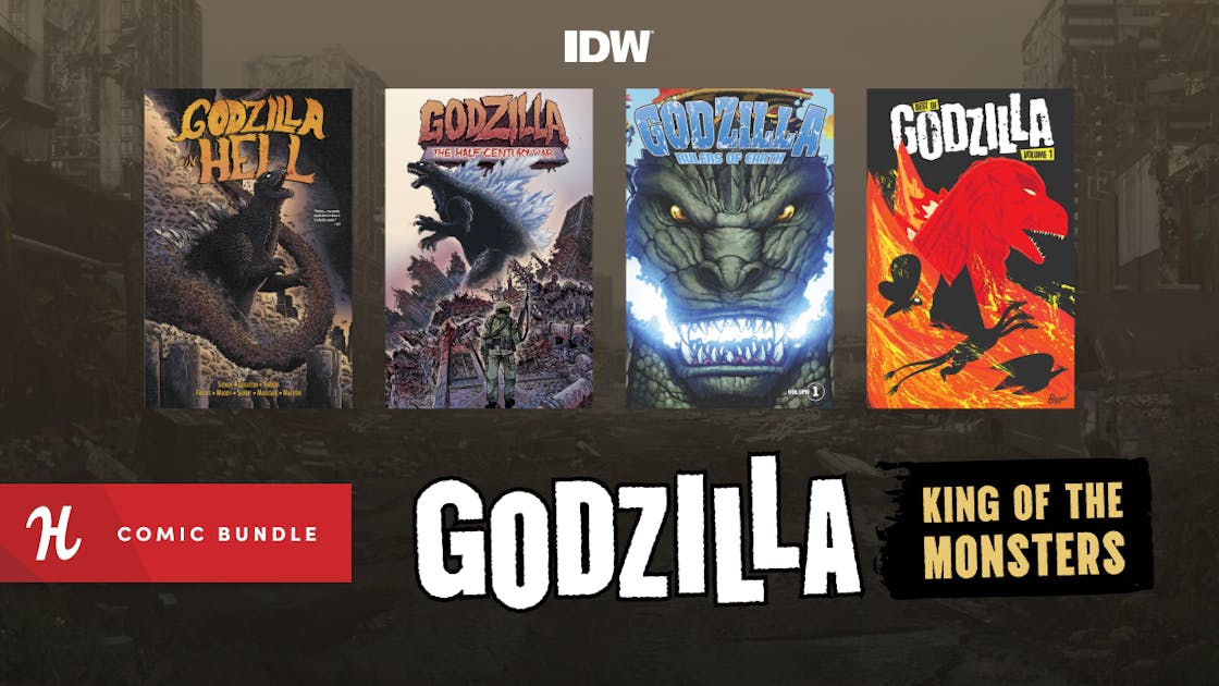 25-Item Godzilla King of Monsters IDW Comic Bundle (PC Digital Downloads): Godzilla in Hell, Rage Across Time, Rulers of Earth & More $18