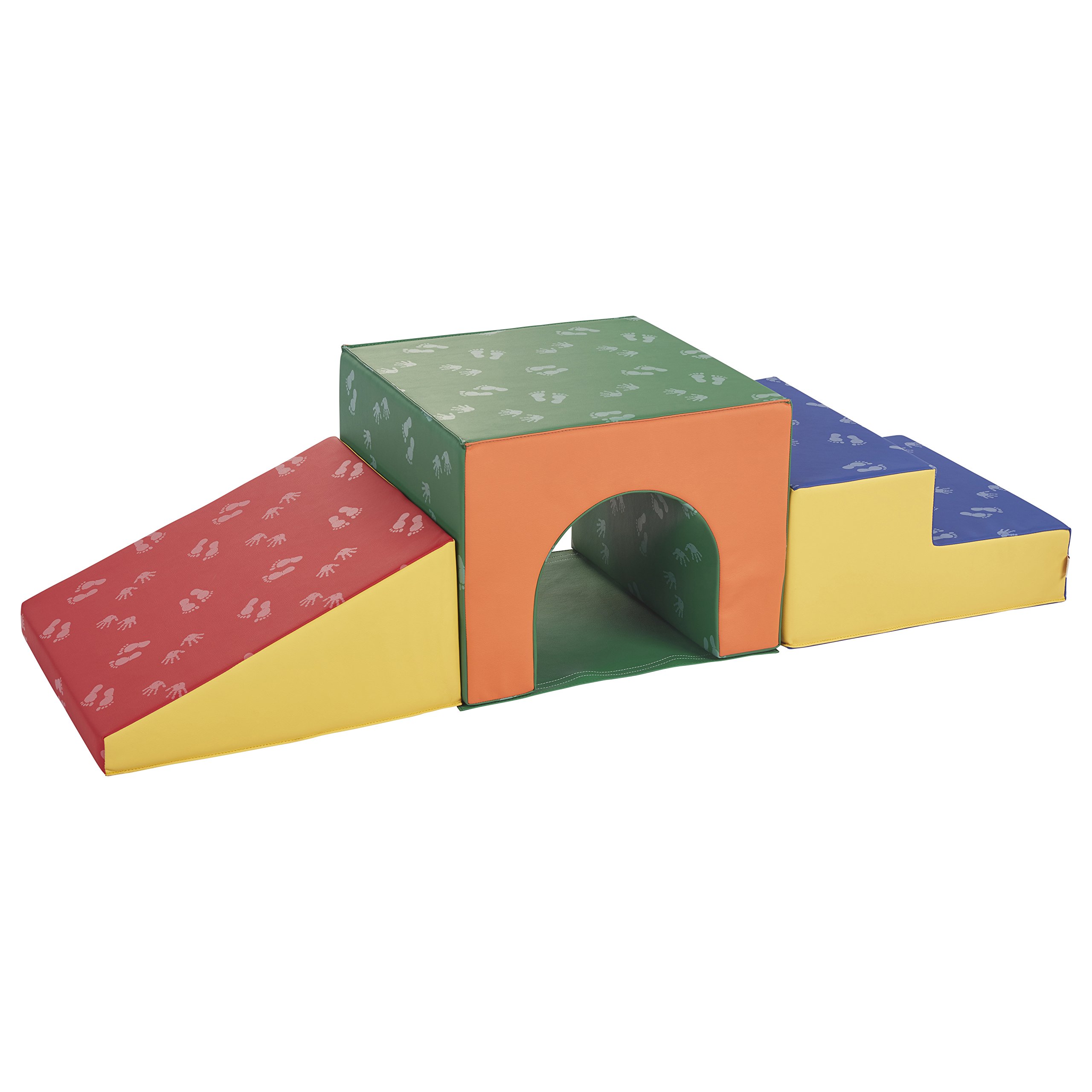 3-Piece ECR4Kids SoftZone Single Tunnel Climber Toddler Playset (Assorted Colors) $93.54 + Free Shipping