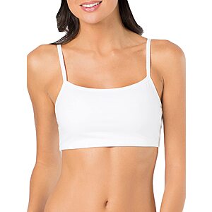 3-Pack Fruit of the Loom Women's Spaghetti Strap Cotton Sports Bra (Size  42) $6.18 + Free Shipping w/ Prime or on $35+
