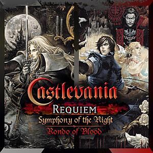 2-Pack Castlevania Requiem: Symphony of the Night & Rondo of Blood, Castlevania Anniversary Collection  Each $4 (PS4 Digital Download Games)