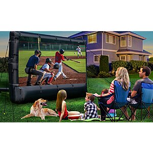 114" Insignia Inflatable Outdoor Projector Screen (White) $94.99 + Free Shipping