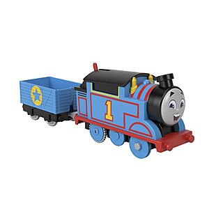 Thomas & Friends Motorized Toy Train Thomas Battery-Powered Engine w/ Cargo