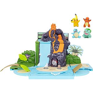 Pokemon Carry ‘N’ Go Volcano Playset w/ 4 2" Figures (Pikachu, Charmander, Bulbasaur, & Squirtle) $13.12 + Free Shipping w/ Prime or on $35+