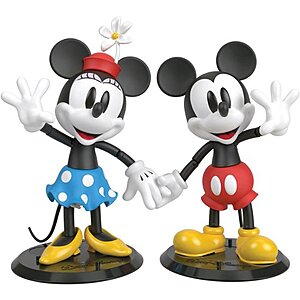2-Pack Disney D100 Celebration Pack Collectible: Minnie Mouse & Mickey Mouse Action FIgures w/ Accessories  $10.99 + Free Shipping