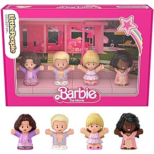 4-Pack Little People Collector: Barbie The Movie Figures $6.50 + Free Shipping