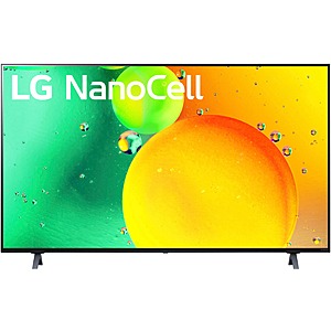 65" LG Class NanoCell 75UQA Series LED 4K UHD Smart webOS TV $380 + Free Shipping