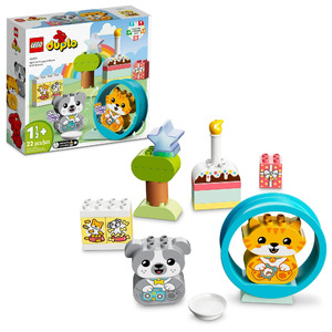 22-Piece Lego Duplo My First Puppy & Kitten w/ Sounds Pet Toy (10977) $17 + Free S&H w/ Walmart+ or on $35+