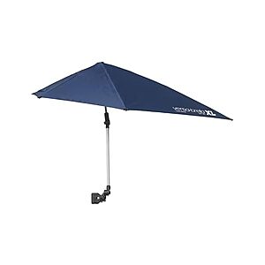 Sport-Brella Versa-Brella XL SPF 50+ Adjustable Umbrella with Clamp (Blue) $15 + Free Shipping w/ Prime