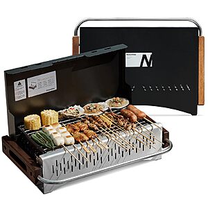 Prime Members: Naturehike Folding Portable Smoker Charcoal Grill $27.50 + Free Shipping