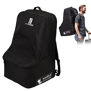 J.L. Childress: Padded Backpack Car Seat Travel Bag (Black) $29 + Free Shipping w/ Prime or on $35+