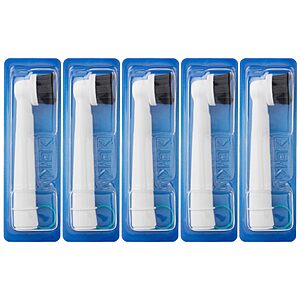 5-Count Oral-B Charcoal Electric Toothbrush Replacement Brush Heads Refill $13 + Free Shipping w/ Prime or on $35+