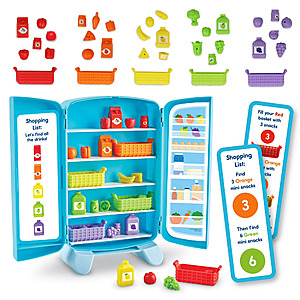 51-Piece Learning Resources: Sorting Snacks Mini Fridge Educational Toy $11.53 + Free S&H w/ Walmart+ or on $35+