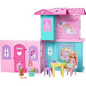 15-Piece Barbie Chelsea Pop-Up Doll House w/ Doll $24.97 + Free Shipping w/ Prime or on $35+