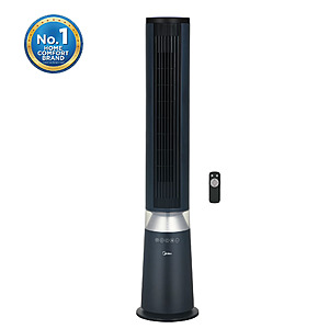 42" Midea 5-Speed Tower Fan w/ Detachable Washable Feature, Oscillation & Remote $39 + Free Shipping