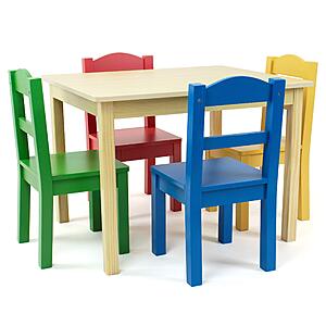 Humble Crew Kids Wood Table & 4 Chairs Set $57.75 + Free Shipping