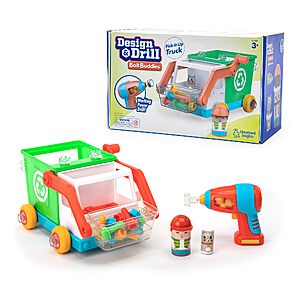 Educational Insights Design & Drill Bolt Buddies Recycling w/ Electric Drill $19.71 + Free Shipping w/ Prime or on $35+