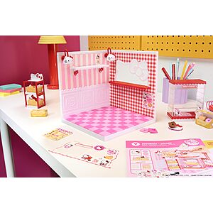 MGA's Miniverse Make It Mini Spaces: Hello Kitty Building Set $13.20 
