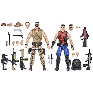 2-Pack 6" G.I. Joe Classified Series #173: SGT Slaughter & Felix Mercer Stratton Action Figures w/ 26 Accessories $39 + Free Shipping