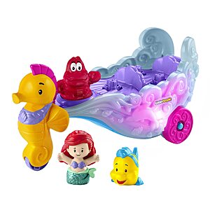 Fisher Price Disney Princess: Ariel&rsquo;s Light-Up Sea Carriage Playset w/ Lights & Sounds $16.19 + Free Shipping w/ Prime or on $35+