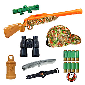18-Piece Adventure Force Deep Woods Hunter Set: Hunting Rifle Toy w/ Sounds $8.50 + Free S&H w/ Walmart+ or on $35+