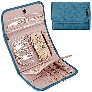 BELALIFE Travel Foldable Jewelry Case Organizer (2 colors) $10 