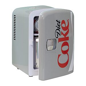 4L Coca-Cola Diet Coke 6 Can Portable Mini Cooler/Fridge $29 + Free Shipping w/ Prime or on $35+