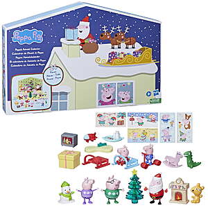 Peppa Pig 24-Day Holiday Advent Calendar $9 + Free Shipping w/ Walmart+ or on $35+