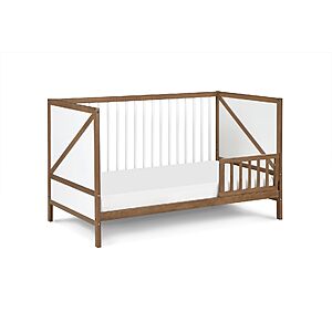 3-in-1 Suite Bebe Pixie Zen Convertible Crib w/ Adjustable Height (Walnut/White, $100 + Free Shipping