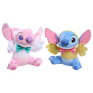2-Pack 7" Disney Stitch & Angel Easter Plush (Chick & Bunny Onesies) $8.67 + Free Shipping w/ Prime or on $35+