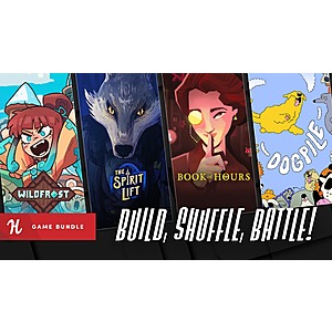 8-Game Build, Shuffle, Battle Bundle (PCDD): Dogpile, The Spirit Lift & More $15 