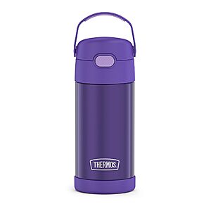 12-Oz Thermos Funtainer Stainless Steel Kids Water Bottle w/ Straw (Purple) $9.30 