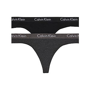 2-Pack Calvin Klein Motive Cotton Thong Panty (Medium, Charcoal Heather/Black) $9.22 + Free Shipping w/ Prime or on $35+