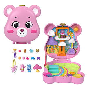 Polly Pocket x Care Bears Compact Travel Playset $11.81 + Free S&H w/ Walmart+ or on $35+