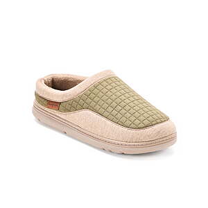 Dearfoams Men’s Cozy Comfort Lounge Clog Slipper (Olive, Size 7-8 & 11-12 Only)