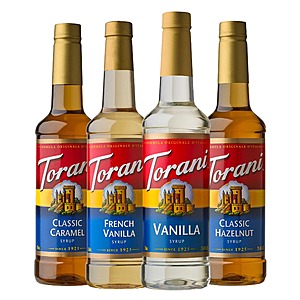 4-Pack 25.4-Oz Torani Syrup Variety Pack $14.30 w/ S&S