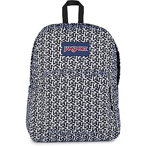 26L JanSport SuperBreak Plus 15" Laptop Backpack (Team Colors White)