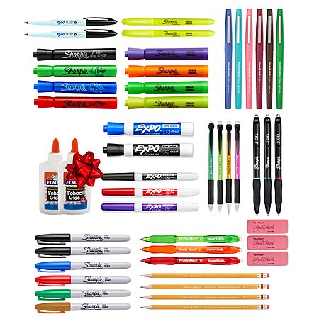 48-Count Sharpie School Supplies Variety Teachers Pack w/ Pens, Pencils, Markers & More $6.95 or less + Free Shipping w/ Prime or on $35+